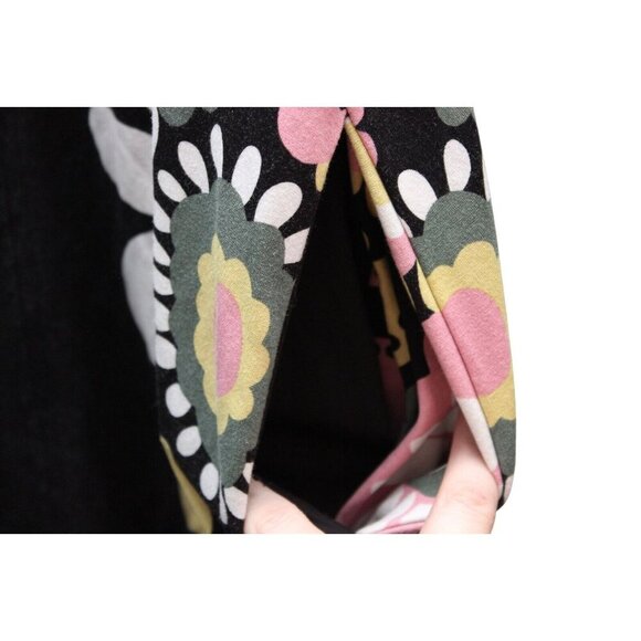 Boden Dress Size 8 Multicolor Floral Puff Sleeve Pop Art Preppy Colorful Retro - Picture 2 of 13